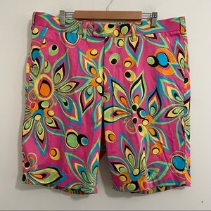 Loudmouth Shagadelic Pink Golf Shorts